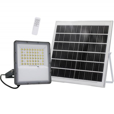 Ηλιακός Προβολέας LED 50W Sensor με Φωτοβολταϊκό πάνελ & Μπαταρία Στεγανός IP65 5-0150 Ηλιακός Προβολέας LED 50W Sensor με Φωτοβολταϊκό πάνελ & Μπαταρία Στεγανός IP65 5-0150